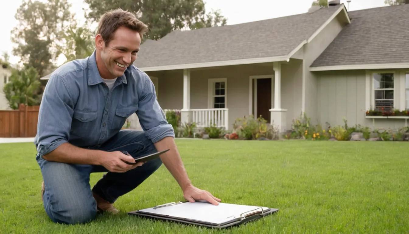 A friendly local provider talking with a homeowner at the front door of a house in Crystal Lake about pest control